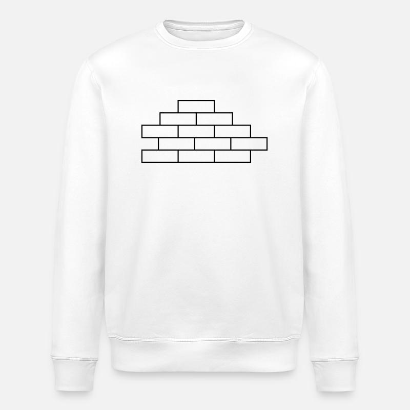 mur - Sweat bio ROLLER Stanley/Stella Unisexe - blanc