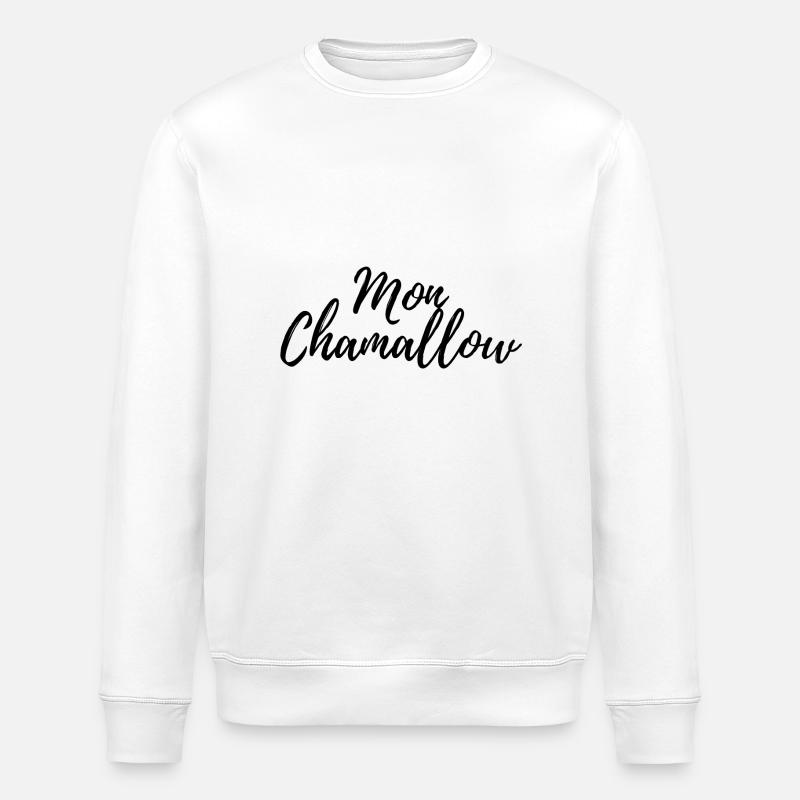 MON CHAMALLOW - Sweat bio ROLLER Stanley/Stella Unisexe - blanc