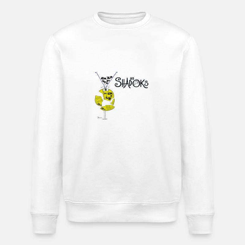 Shadoks Puzzle - Stanley/Stella Unisex Bio-Sweatshirt ROLLER - Weiß