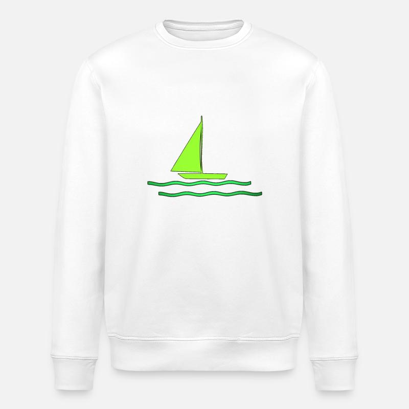 Segeln - Stanley/Stella Unisex Bio-Sweatshirt ROLLER - Weiß