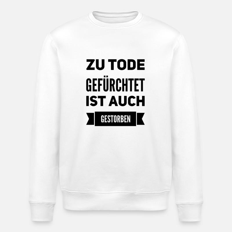 hab keine Angst - Stanley/Stella Unisex Bio-Sweatshirt ROLLER - Weiß