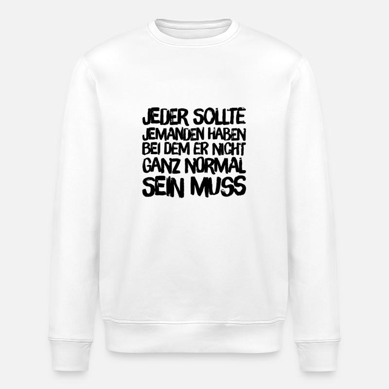 echte Freunde - Stanley/Stella Unisex Bio-Sweatshirt ROLLER - Weiß