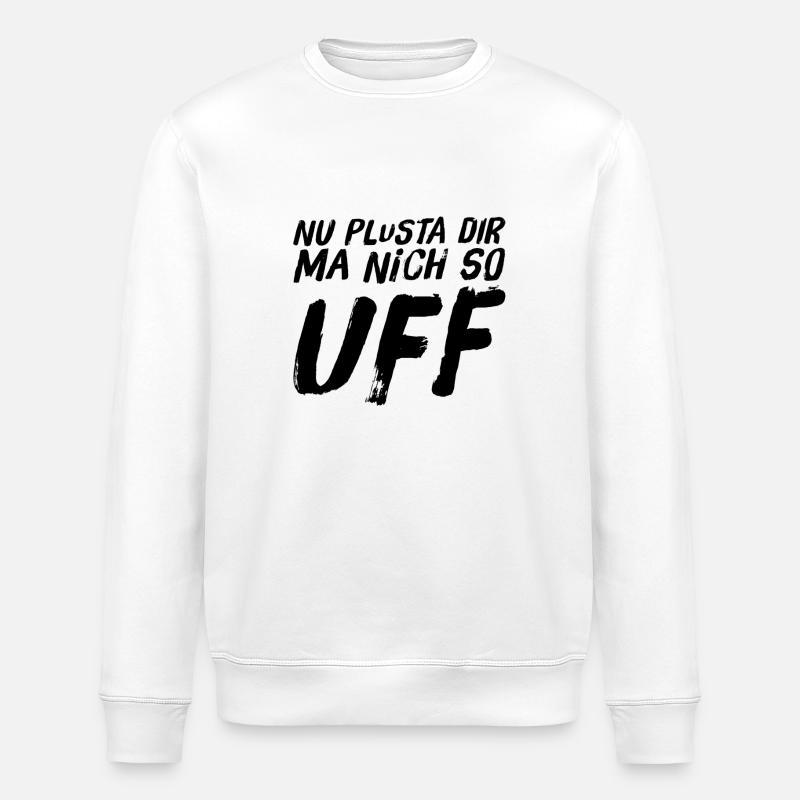 immer locker bleiben - Stanley/Stella Unisex Bio-Sweatshirt ROLLER - Weiß