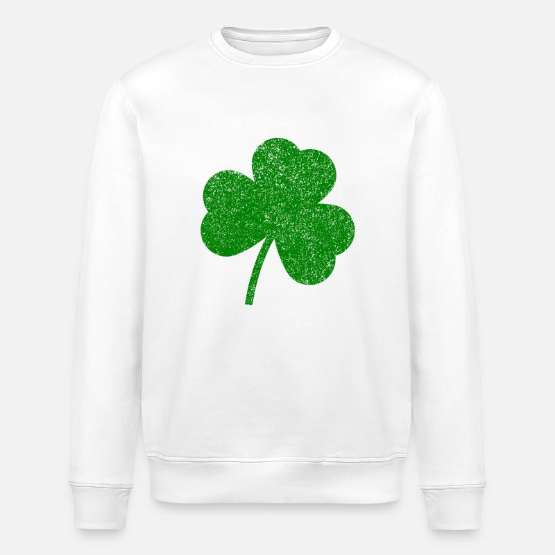 Saint Patrick's day - Sweat bio ROLLER Stanley/Stella Unisexe - blanc