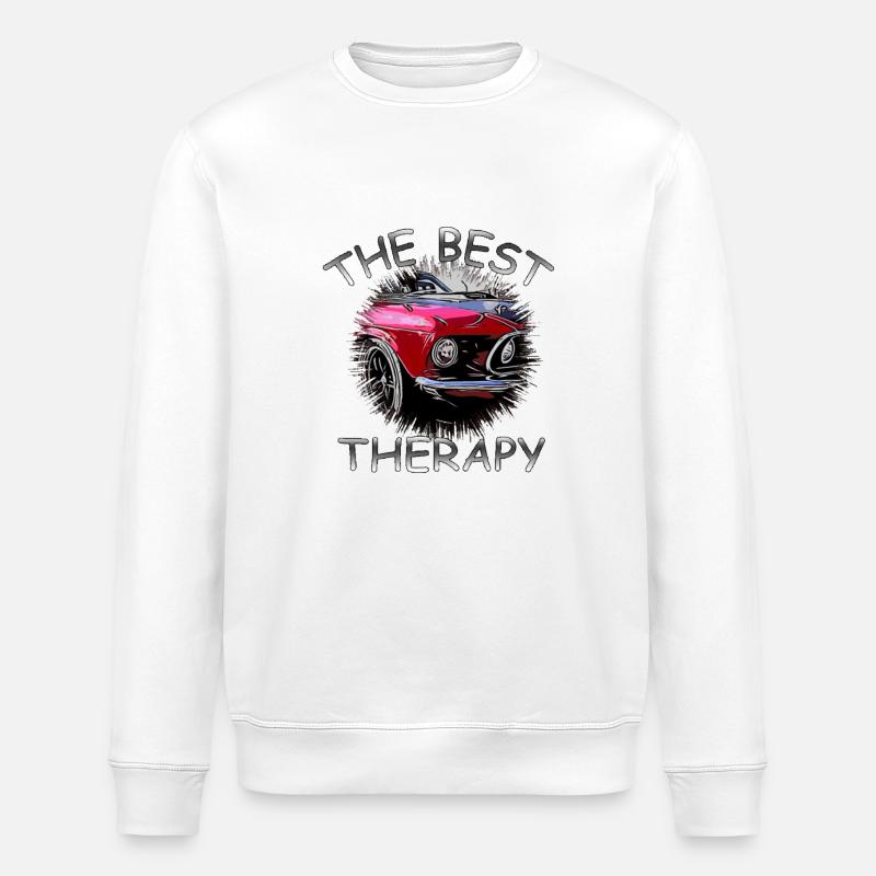 Voiture - Sweat bio ROLLER Stanley/Stella Unisexe - blanc