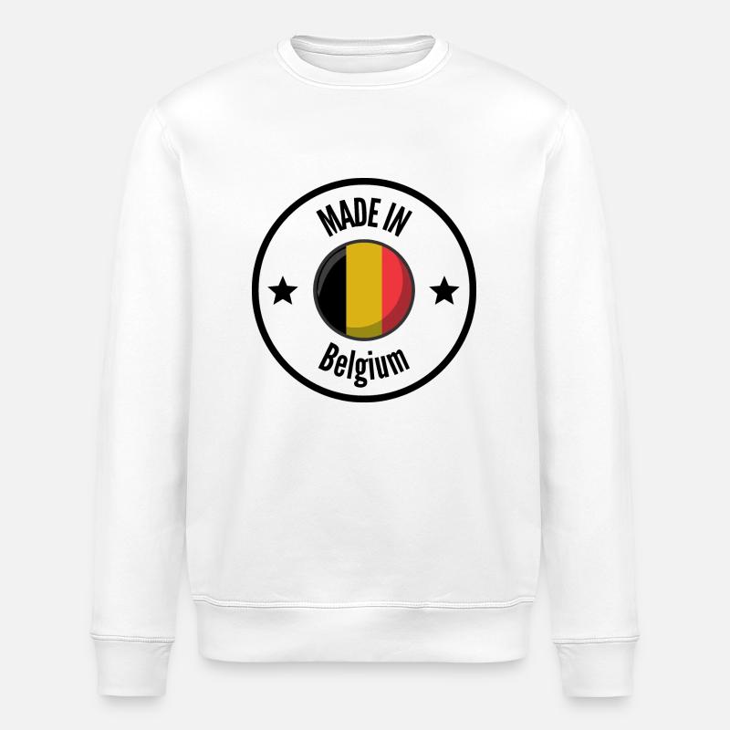 MADE IN BELGIUM - Stanley/Stella Unisex Bio-Sweatshirt ROLLER - Weiß