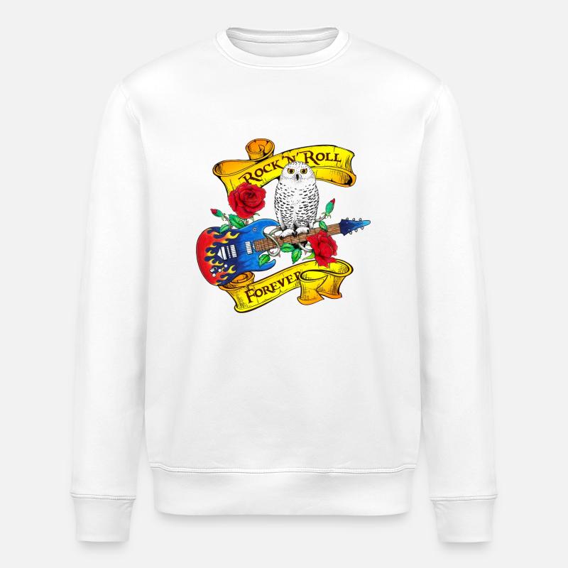 Rock’n’roll - Sweat bio ROLLER Stanley/Stella Unisexe - blanc