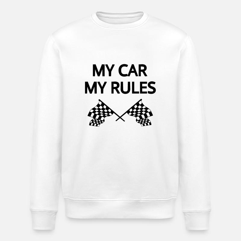 Car - Stanley/Stella ROLLER Unisex Organic Sweatshirt - white