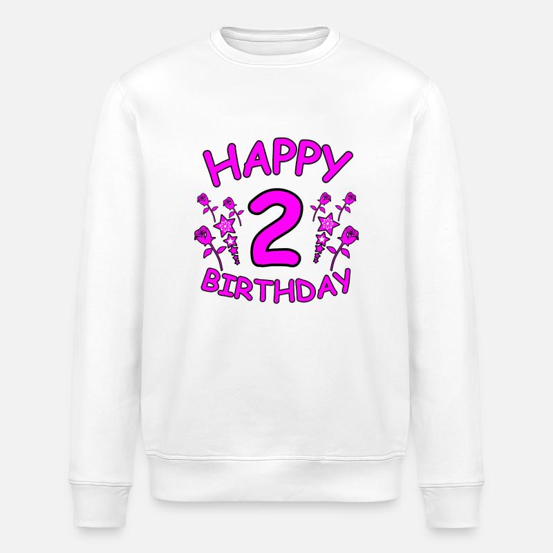 Anniversaire - Sweat bio ROLLER Stanley/Stella Unisexe - blanc