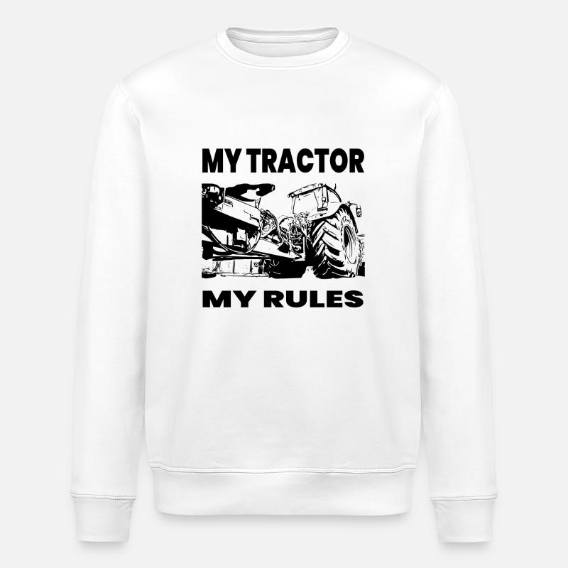 Traktor - Stanley/Stella Unisex Bio-Sweatshirt ROLLER - Weiß