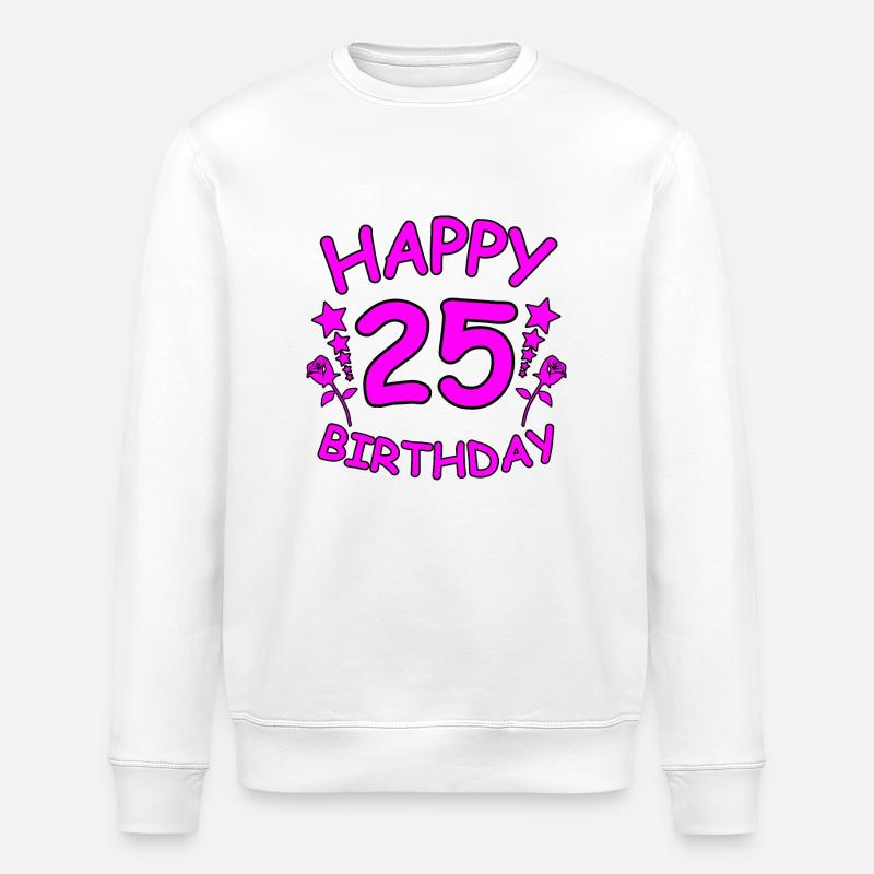 Anniversaire - Sweat bio ROLLER Stanley/Stella Unisexe - blanc