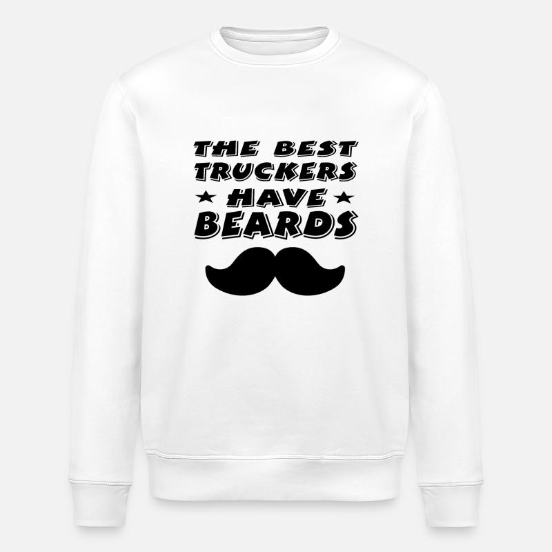 Beard - Stanley/Stella ROLLER Unisex Organic Sweatshirt - white