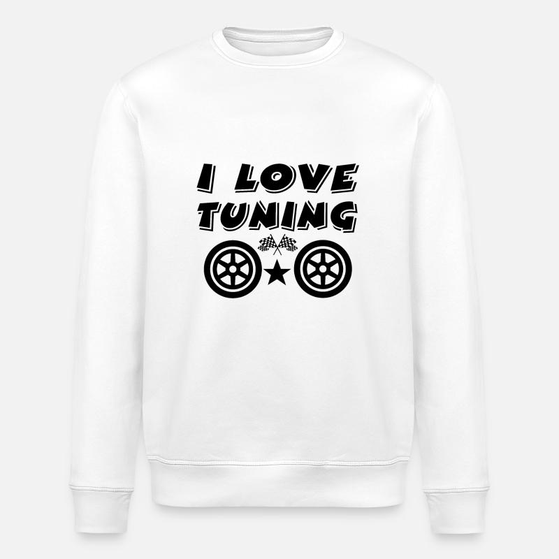 Réglage - Sweat bio ROLLER Stanley/Stella Unisexe - blanc