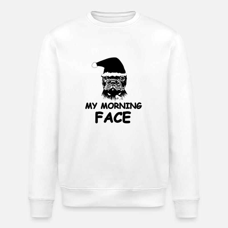 Chien - Sweat bio ROLLER Stanley/Stella Unisexe - blanc