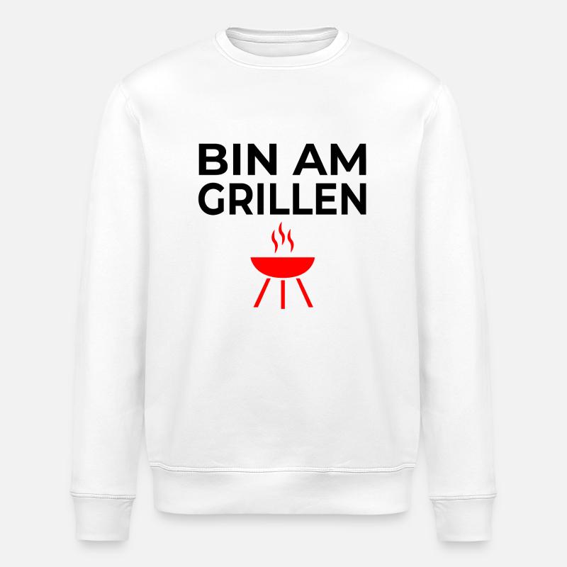 Grillen - Stanley/Stella Unisex Bio-Sweatshirt ROLLER - Weiß
