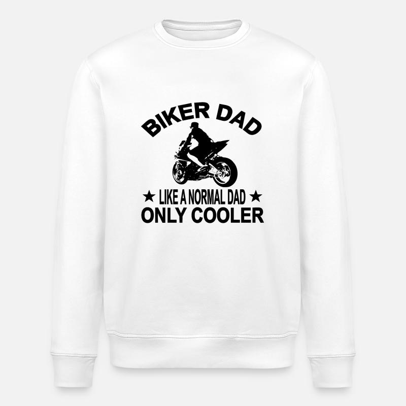 Motocyclette - Sweat bio ROLLER Stanley/Stella Unisexe - blanc