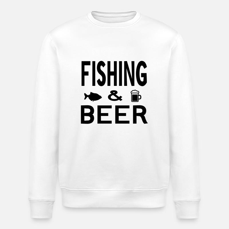 Angeln - Stanley/Stella Unisex Bio-Sweatshirt ROLLER - Weiß