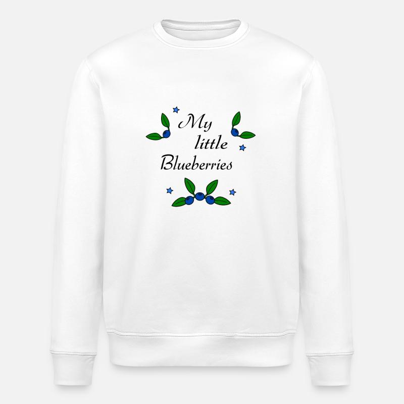My little blueberries - Stanley/Stella Unisex Bio-Sweatshirt ROLLER - Weiß