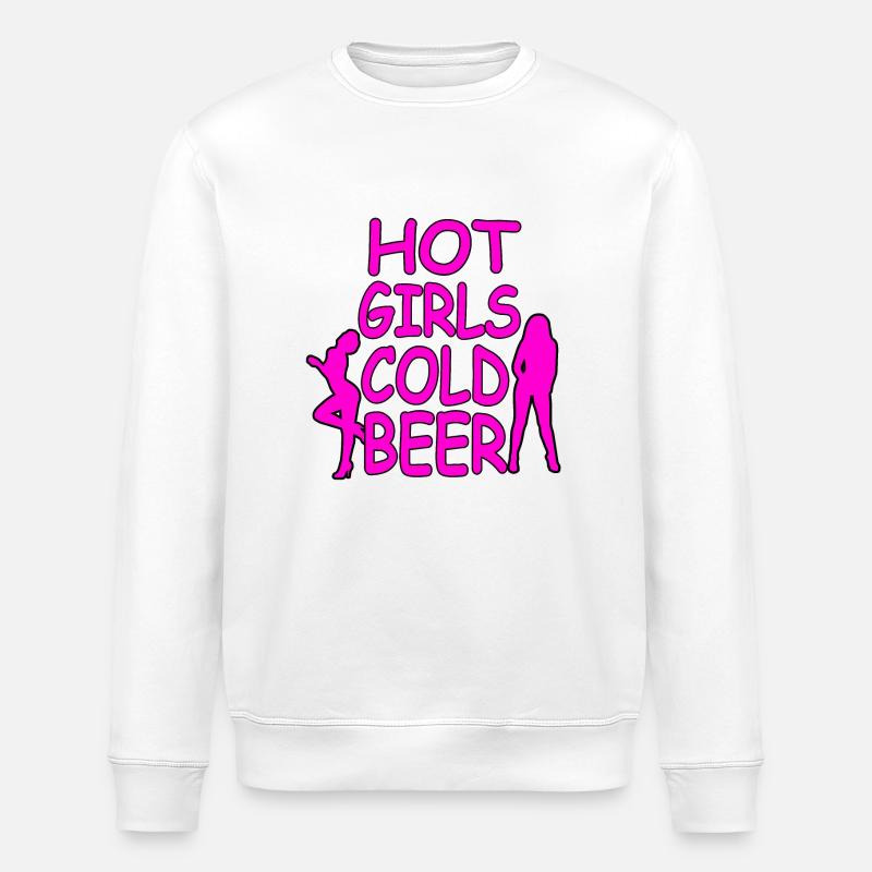 Bier - Stanley/Stella Unisex Bio-Sweatshirt ROLLER - Weiß