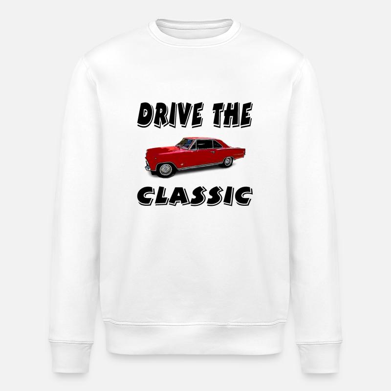 Voiture - Sweat bio ROLLER Stanley/Stella Unisexe - blanc