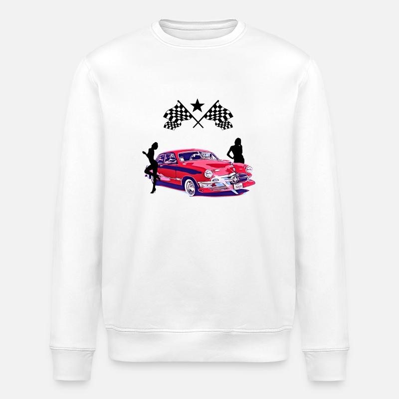 Car - Stanley/Stella ROLLER Unisex Organic Sweatshirt - white