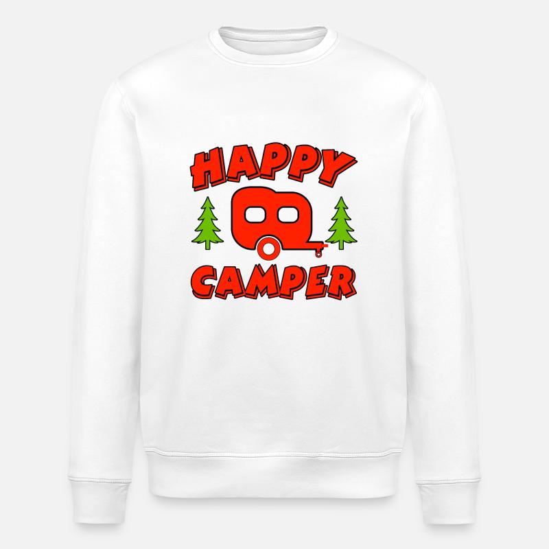 Camper - Stanley/Stella Unisex Bio-Sweatshirt ROLLER - Weiß