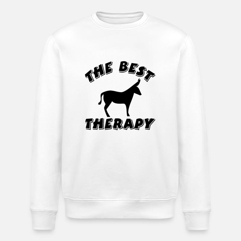 Âne - Sweat bio ROLLER Stanley/Stella Unisexe - blanc