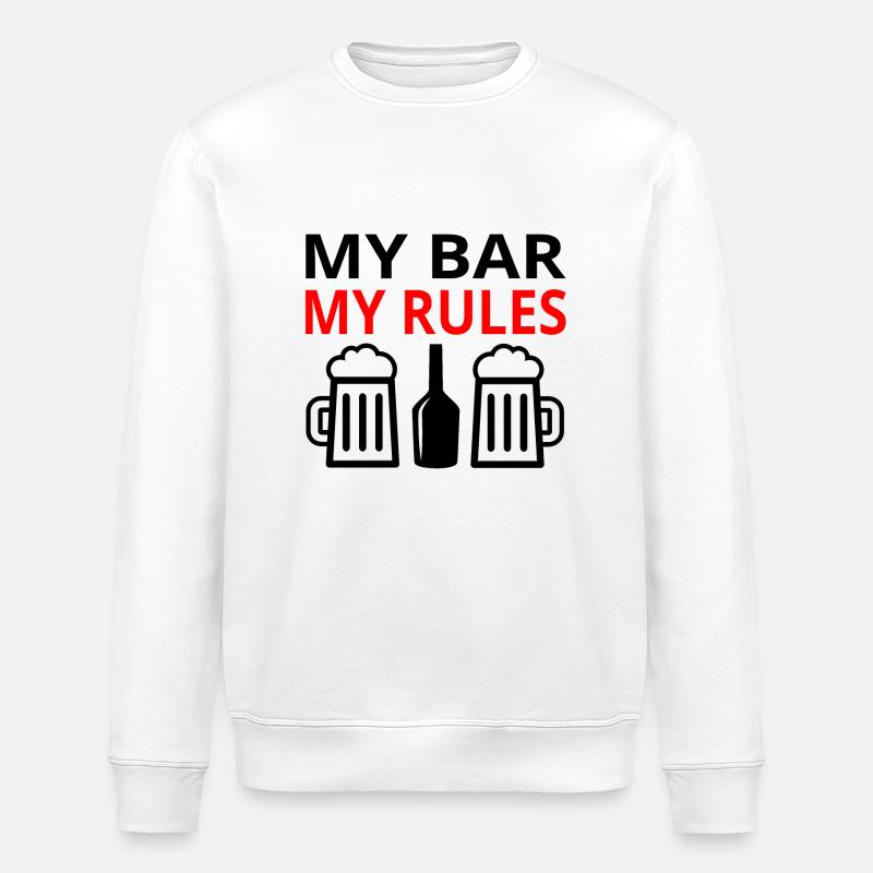 Bar - Stanley/Stella Unisex Bio-Sweatshirt ROLLER - Weiß