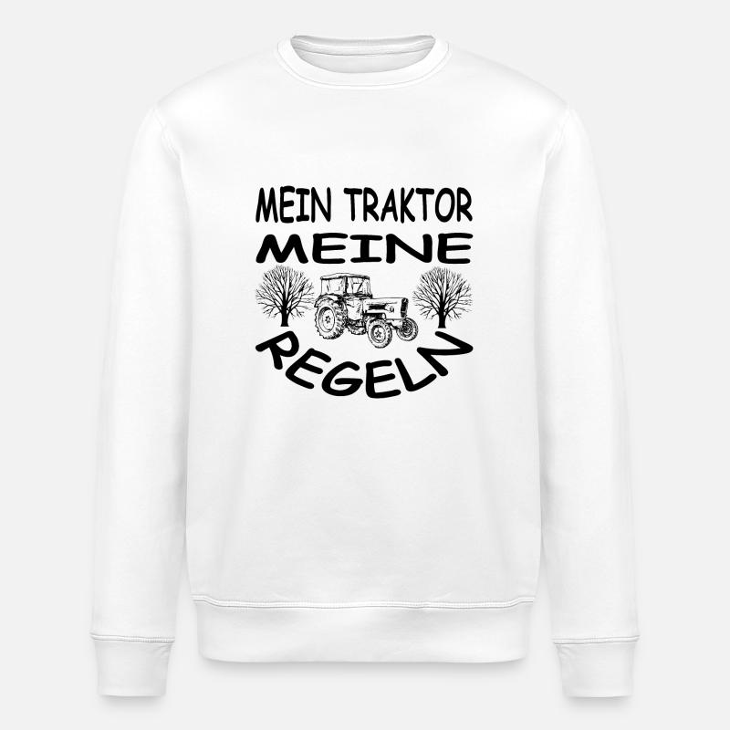 Traktor - Stanley/Stella Unisex Bio-Sweatshirt ROLLER - Weiß