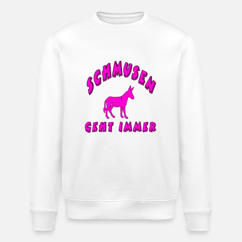 Esel - Stanley/Stella Unisex Bio-Sweatshirt ROLLER - Weiß