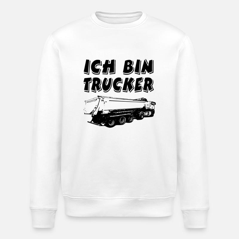 Trucker - Stanley/Stella Unisex Bio-Sweatshirt ROLLER - Weiß
