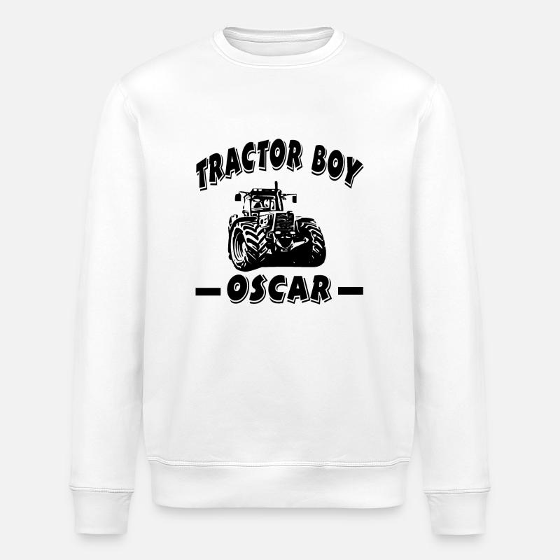 Traktor - Stanley/Stella Unisex Bio-Sweatshirt ROLLER - Weiß