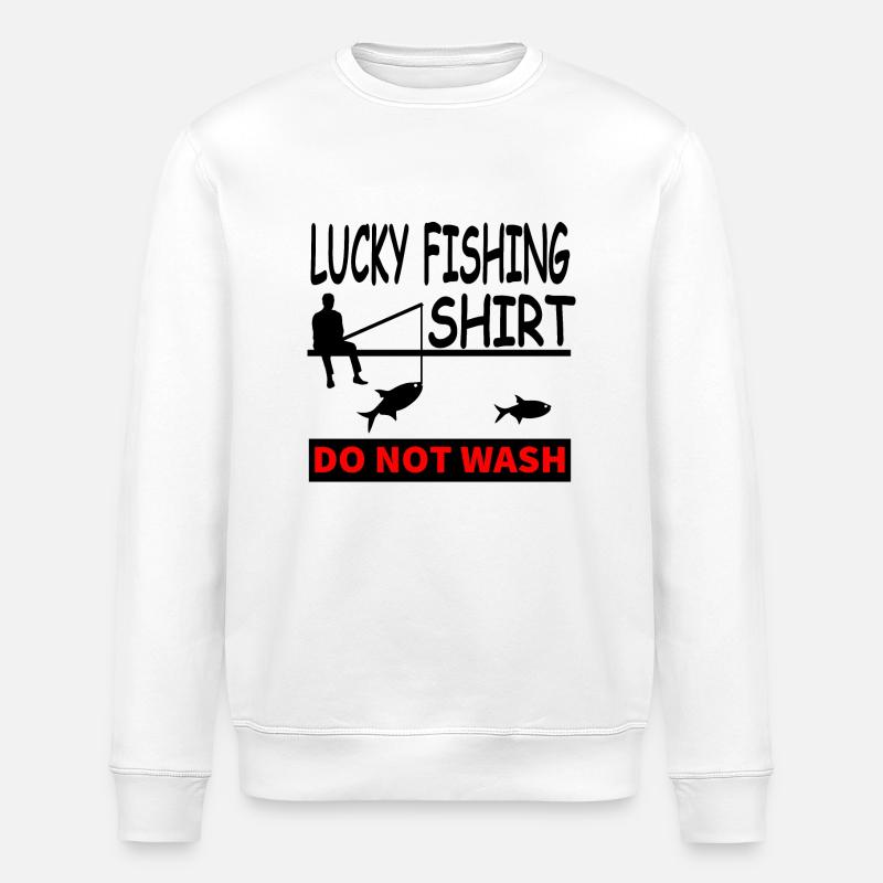 Angling - Stanley/Stella ROLLER Unisex Organic Sweatshirt - white