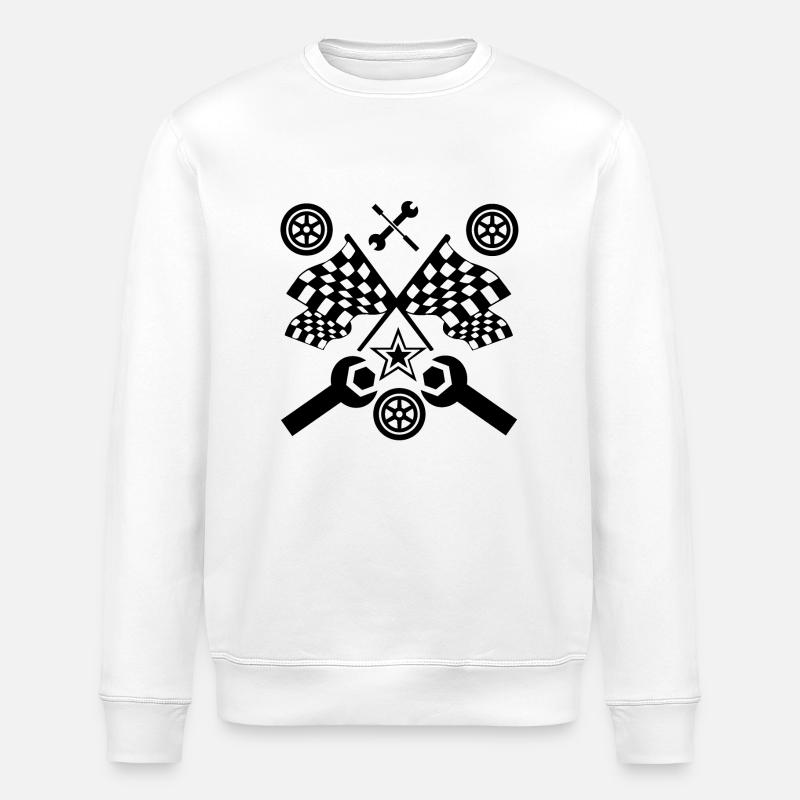Auto - Stanley/Stella Unisex Bio-Sweatshirt ROLLER - Weiß