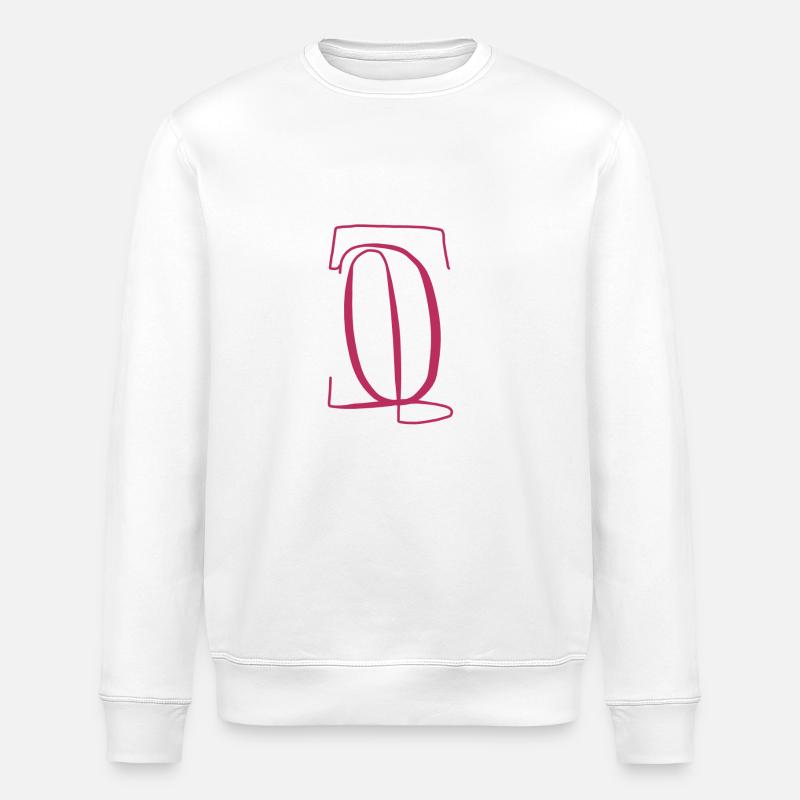 Weinroter S - Stanley/Stella Unisex Bio-Sweatshirt ROLLER - Weiß