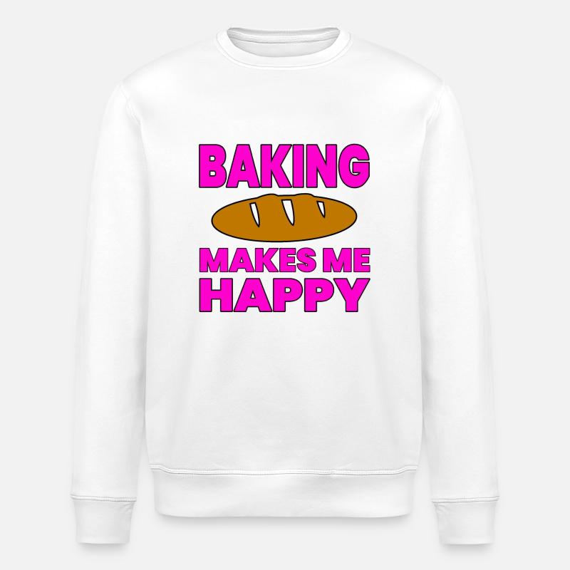 Cuire - Sweat bio ROLLER Stanley/Stella Unisexe - blanc