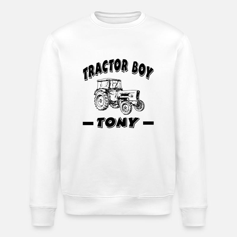 Traktor - Stanley/Stella Unisex Bio-Sweatshirt ROLLER - Weiß