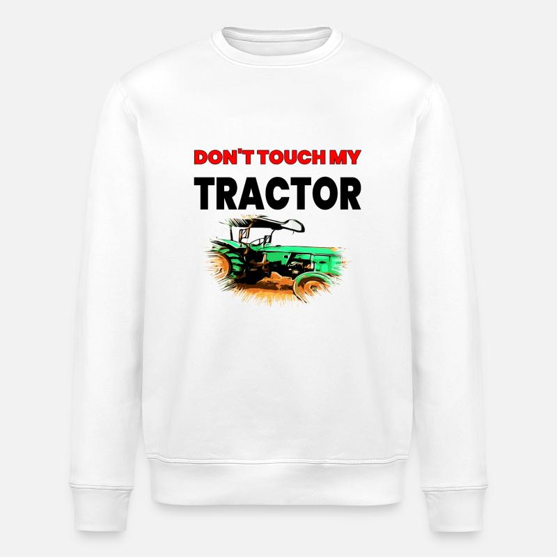 Traktor - Stanley/Stella Unisex Bio-Sweatshirt ROLLER - Weiß
