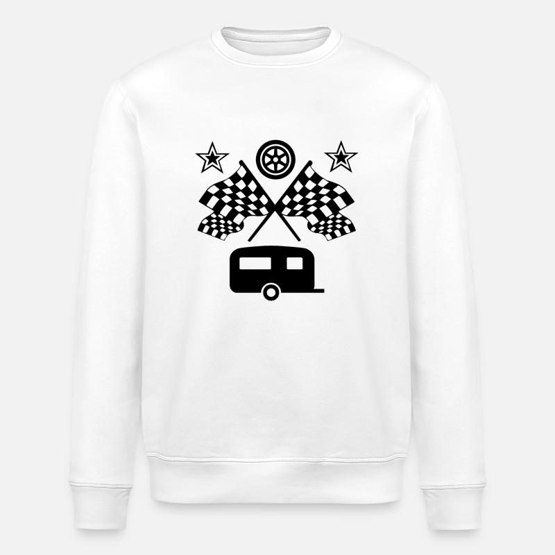 Camping - Sweat bio ROLLER Stanley/Stella Unisexe - blanc