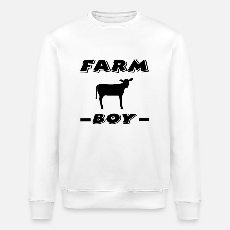 Bauernhof - Stanley/Stella Unisex Bio-Sweatshirt ROLLER - Weiß