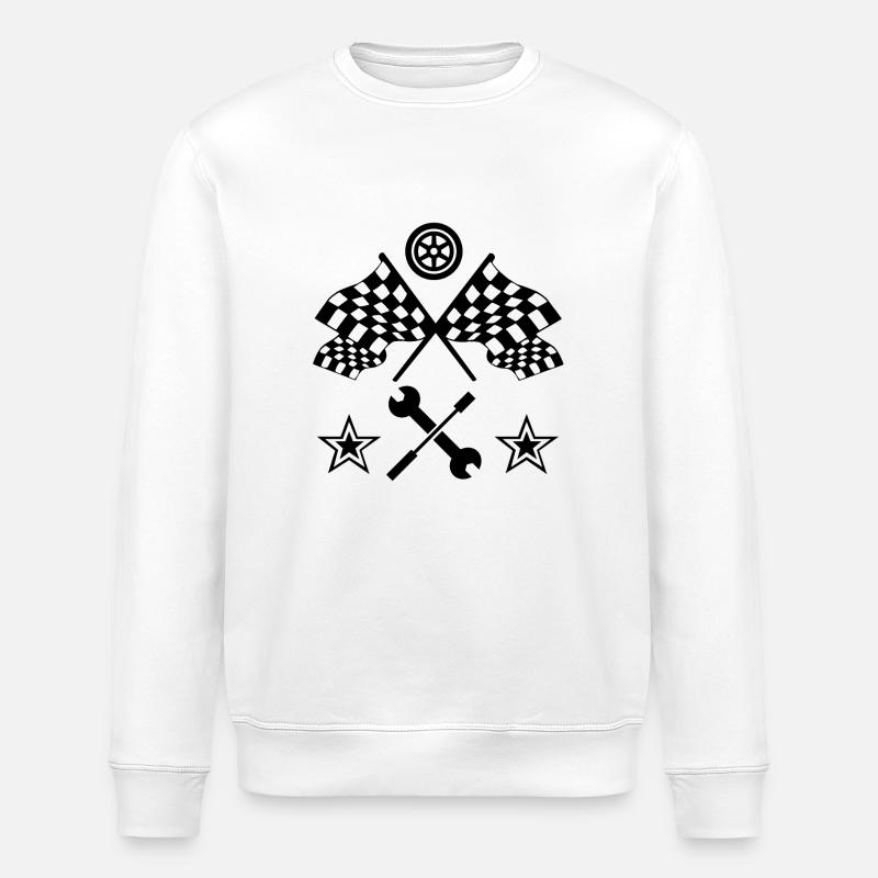 Auto - Stanley/Stella Unisex Bio-Sweatshirt ROLLER - Weiß