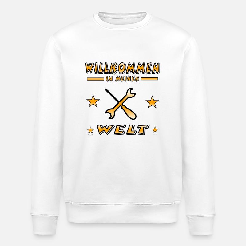 Auto - Stanley/Stella Unisex Bio-Sweatshirt ROLLER - Weiß