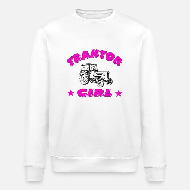 Traktor - Stanley/Stella Unisex Bio-Sweatshirt ROLLER - Weiß