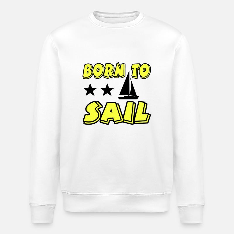 Segeln - Stanley/Stella Unisex Bio-Sweatshirt ROLLER - Weiß