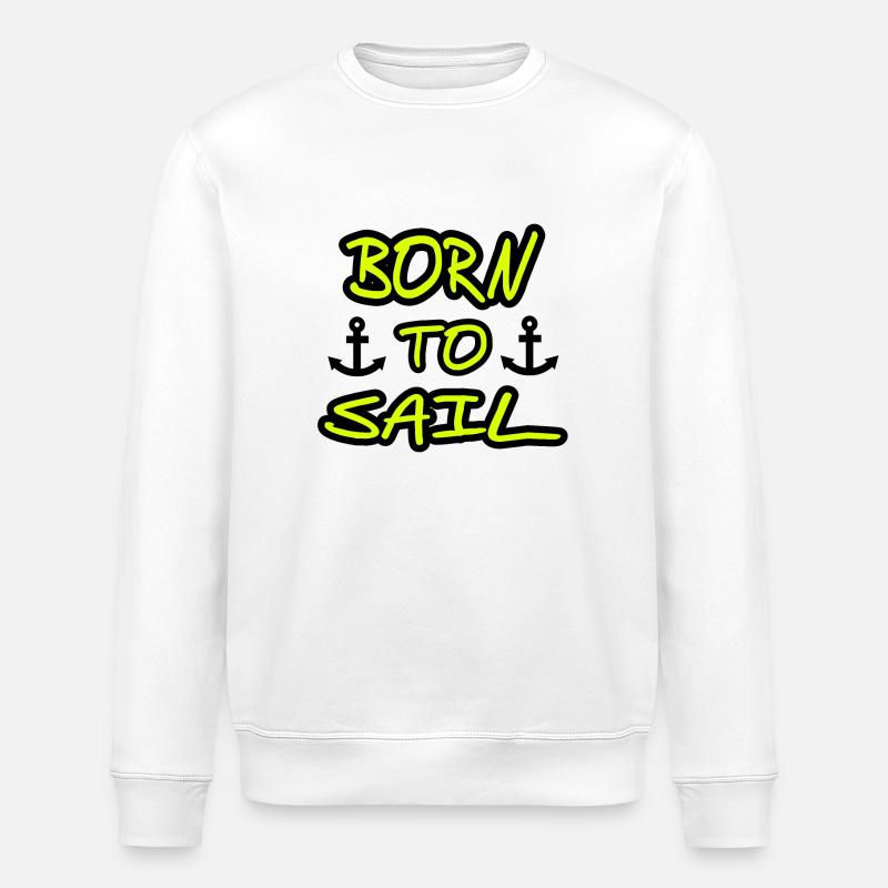 Sail - Stanley/Stella ROLLER Unisex Organic Sweatshirt - white