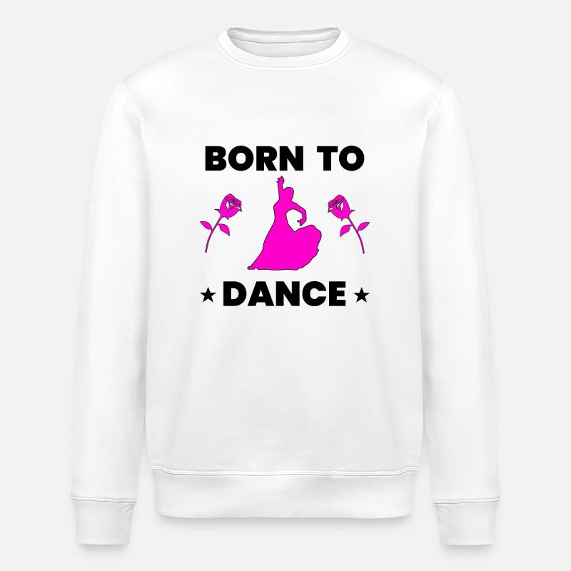Dance - Stanley/Stella ROLLER Unisex Organic Sweatshirt - white