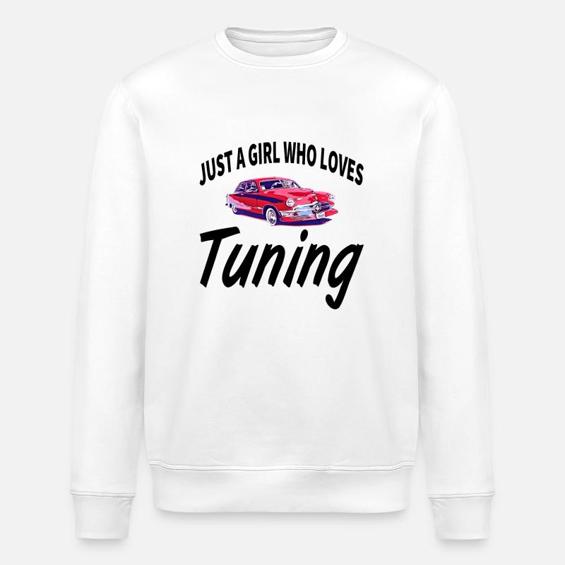 Voiture - Sweat bio ROLLER Stanley/Stella Unisexe - blanc
