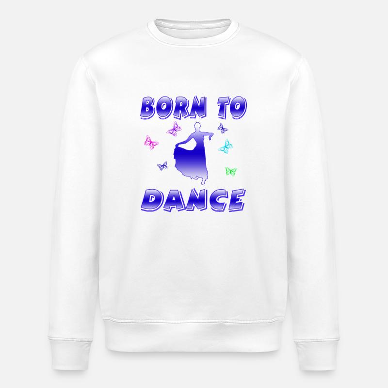 Danser - Sweat bio ROLLER Stanley/Stella Unisexe - blanc