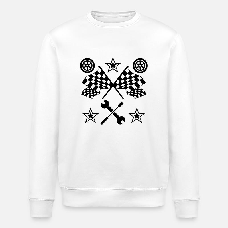 Car - Stanley/Stella ROLLER Unisex Organic Sweatshirt - white