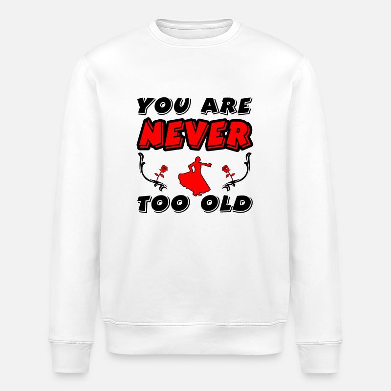 Danser - Sweat bio ROLLER Stanley/Stella Unisexe - blanc